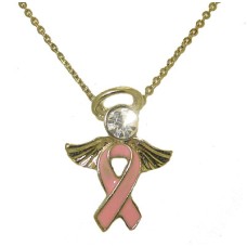 Breast Cancer Awareness Angel wholesale Necklace