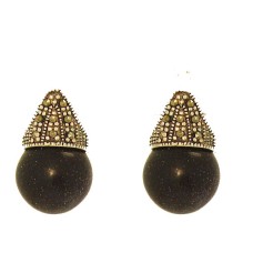 Pave Drop Earrings
