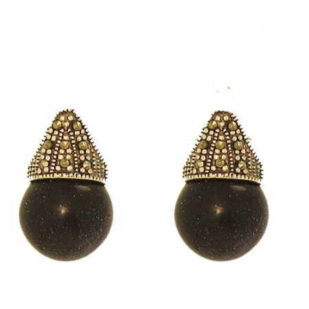 Pave Drop Earrings