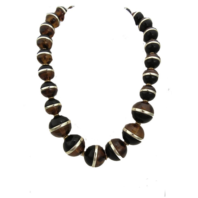 Round LDN-110610 Big Bead Necklace at Rs 350 in Noida | ID: 22044764948