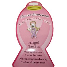 Breast Cancer Awareness Angel Tac Pin