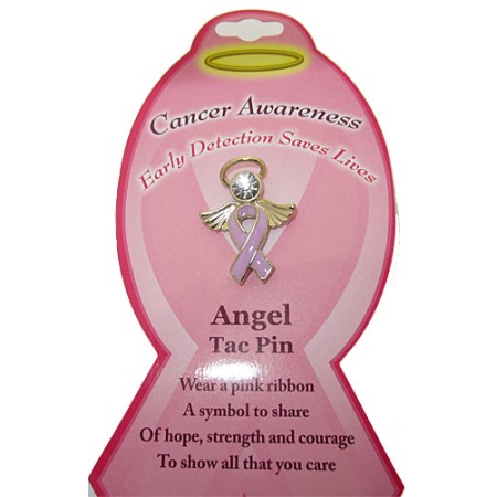 Breast Cancer Awareness Angel Tac Pin