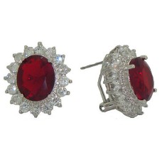Princess Kate And Princess Diana Earrings Ruby