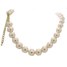 Pearl Adjustable Pearl Necklace 18 inches 12 mm