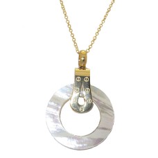 Stainless Steel Screw Pendant with Chain