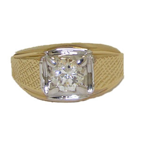 Yellow Gold Men's High Quality in Cz's Wholesale Rings