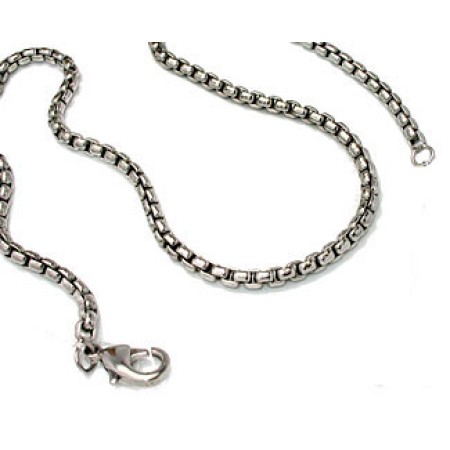 Silver Designer Chain 18 inches