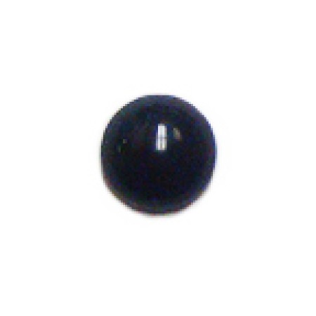 15 Wholesale 10mm Flat Back Black Stones