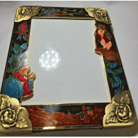 Cloisonne Picture Frame White or Black