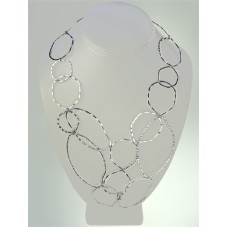 Linked Forever Necklace Silver Plate Necklace