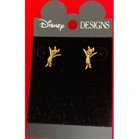 Disney earrings Piglet on Disney card