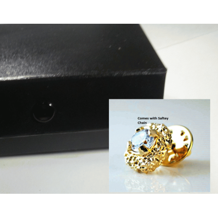 Nugget Cubic Zirconia Tie Tack Wardrobe