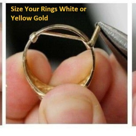 LOCK RING GUARD SIZER CREATES A CUSTOM FIT IN WHITE GOLD RINGS