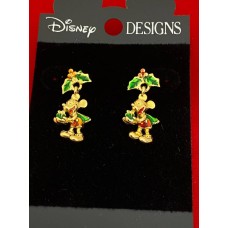 Disney earrings Mickey Mouse Christmas / Xmas on Disney card, more in store. 