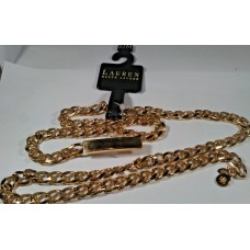 Polo Lauren Ralph Lauren Gold Chain Belt