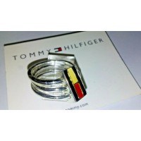 Tommy Hilfiger Silver plated stack ring Size 6 