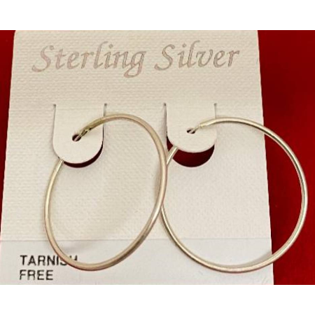 Hoop earrings 925 Sterling Silver