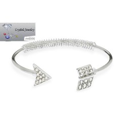 Arrow bangles bracelet in White 