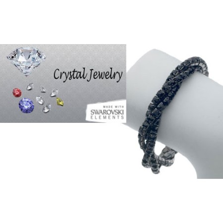 Genuine Swarovski Black crystal wholesale bracelet