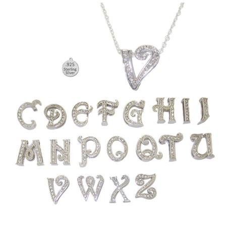 I LETTER I on chain wholesale necklace