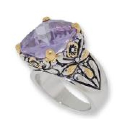 Designer Cable Jewelry Ring Lavender
