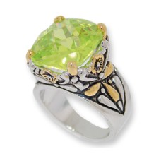 Designer Cable Jewelry Wholesale Ring Peridot