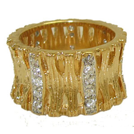 Yellow Gold Fashion Designer wholesale Ring at low price