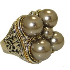 Grey Pearl Designer Wholesale Ring
