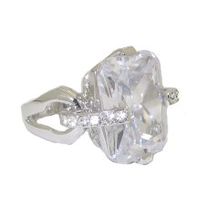 Bachelorette Bling Ring Crystal Clear Cubic Zirconia Wholesale Ring