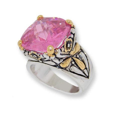 Designer Cable Jewelry Ring Pink