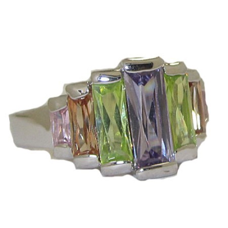 Designer Ring Light Multi Austrian Crystal