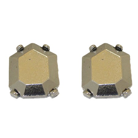 Square Designer Wholesale Earring in Antique Silver