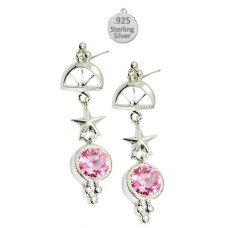 Sea Life Wholesale Earrings Pink Ice