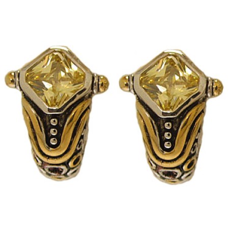 Citrene Designer Simulated Diamond Earring