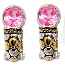 Pink Designer Cz Fashion Earring Special