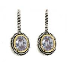 Double Cable Earring Lavender