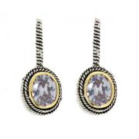 Double Cable Earring Lavender