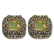 Designer Cable Fashion Earring Peridot