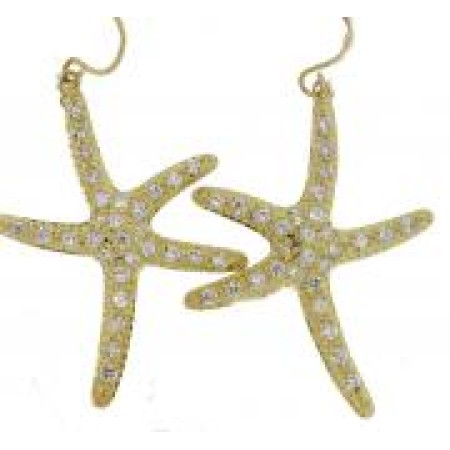 Starfish Earring Swarovski Crystal