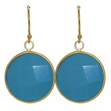 Designer Earring Dangle Turquoise