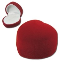 Domed Heart Ring or Earring Box