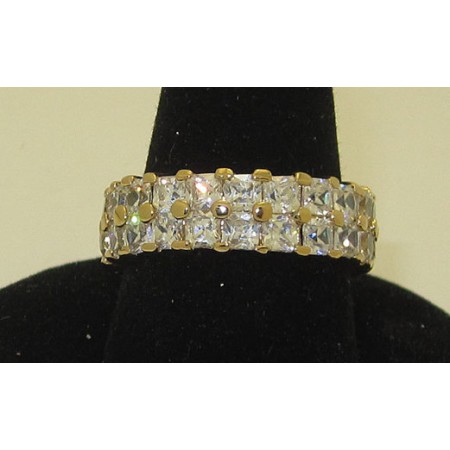 Celebrity Eternity Ring in yellow gold in Many Sizes