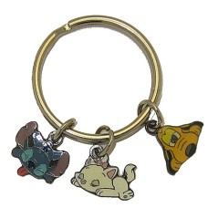 Disney Key Rings Pluto Stitch And Marie