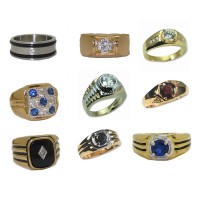 Ring Men's Special with Free Display 24 Rings below wholesale 