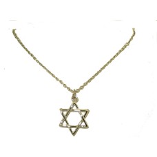 Star of David Necklace w Chain Wholesale