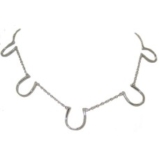 Silver Plated Horse Shoe wholesale Necklace