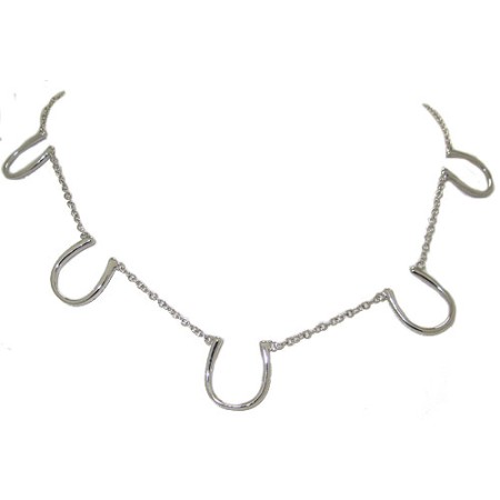 Silver Plated Horse Shoe wholesale Necklace