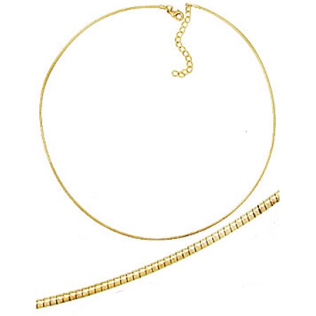 Omega Necklace Yellow Gold Wholesale Chain