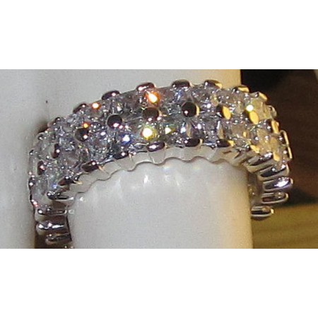 Celebrity Eternity Ring in white gold