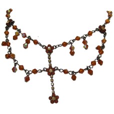 Topaz Stone QVC Adustable Necklace